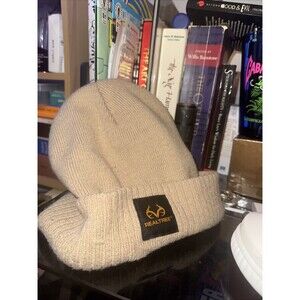 Realtree Beanie Toque Adult One Size Brown Knit 100% Acyrlic Fish Hunt Camp